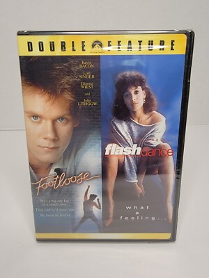Footloose/Flashdance 2 Disc Double Feature DVD Sealed Brand New!!
