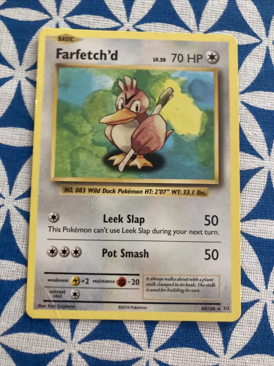 Farfetch'd 68/108 - XY Evolutions - Rare - Pokemon Card TCG