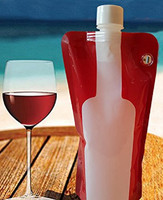 Premium Foldable Wine Bottle Portable Reusable Refillable Leak Proof 750 Ml Premium Foldable Wine Bottle Portable Reusable Refillable Leak Proof 750 Ml