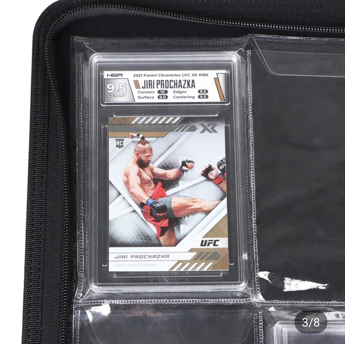 Graded Card Binder, 6 Pocket Slab Binder, Holds 60 Graded Slabs