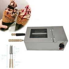 1.5KW Commercial Electric Kurtos Kalacs Chimney Cake110V Oven Roll Grill Machine