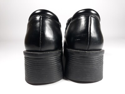 Skechers Vintage Y2K Chunky Platform Leather Loafers Heels  display picture 1