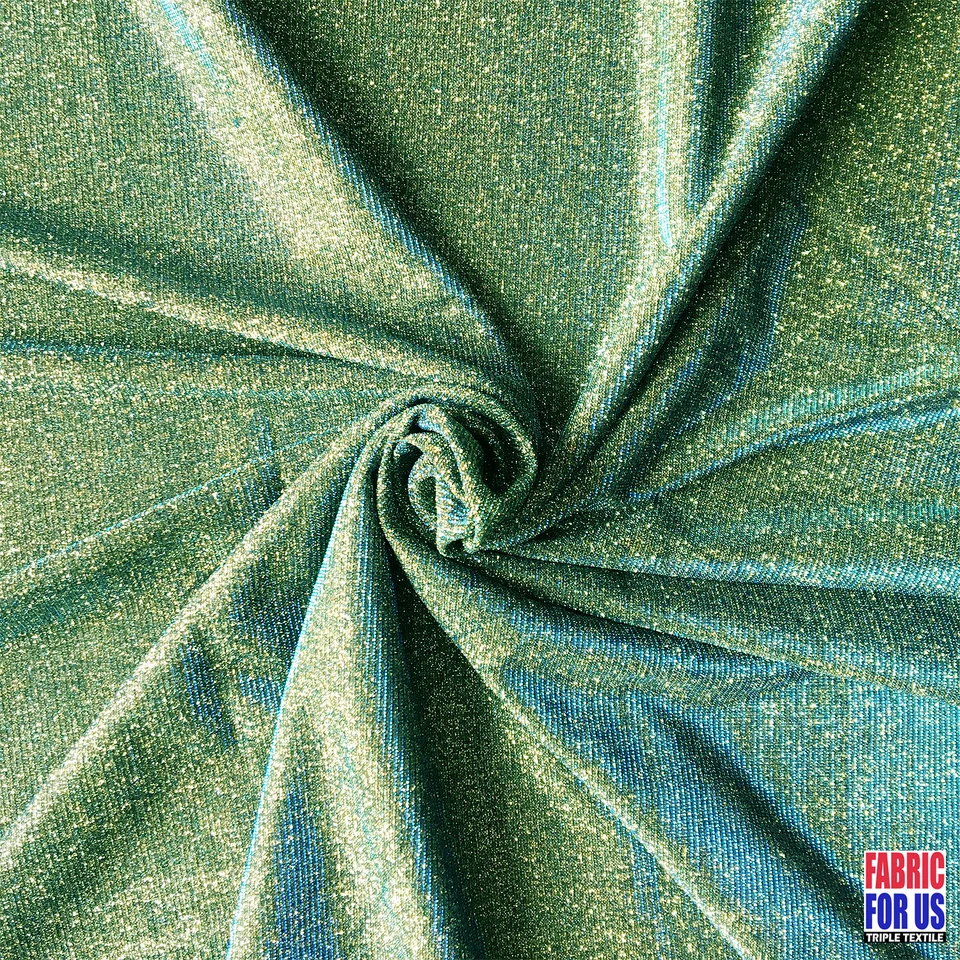 Tela de poliéster elástica GLITTER Mech en colores rubor, real y vino Foto 3 de 4