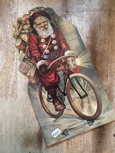 VINTAGE Kriss Kringle on a wheel 1983 Merrimack Verlag selten Weihnachten - Bild 2 von 2
