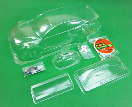 1:10 RC Clear Lexan Body Shell - Audi A5 DTM + Decals etc - Picture 6 of 11