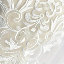 1X Embroidery Lace Applique Accessories DIY Patch Material for Wedding Dress Sew
