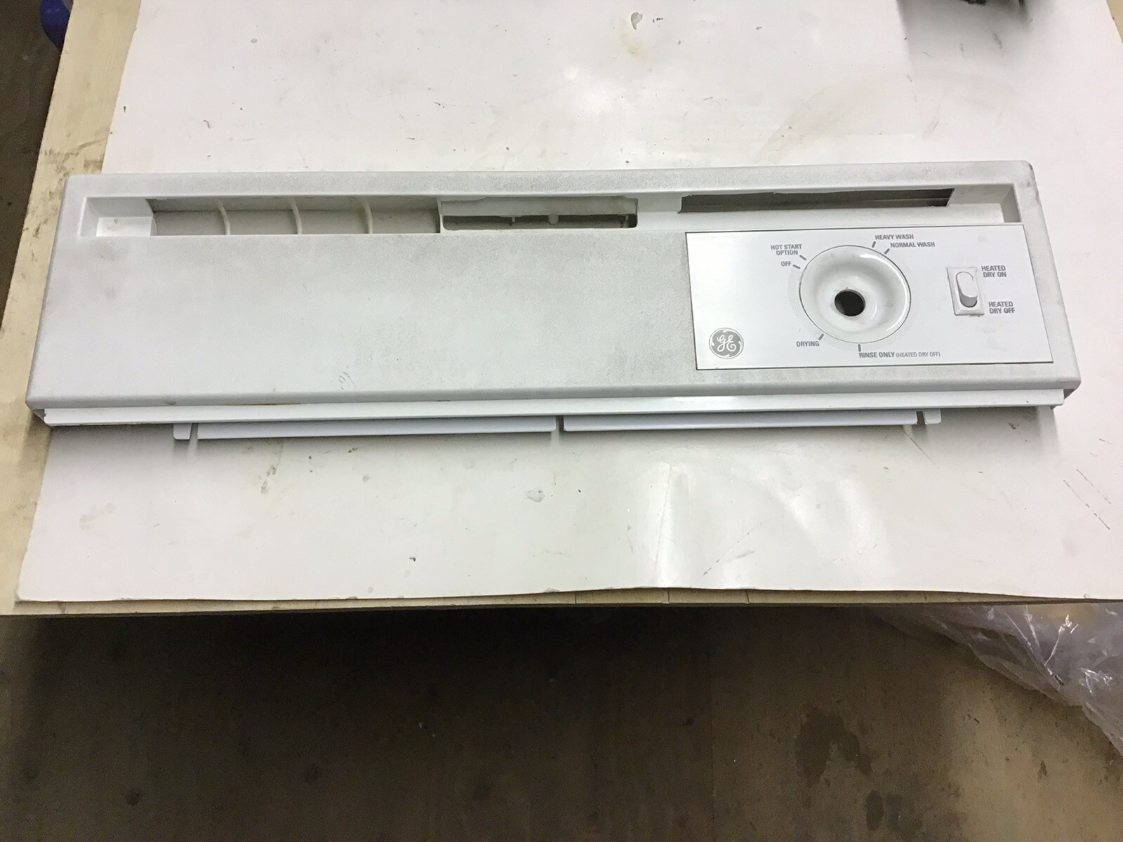 ge dishwasher control panel cover