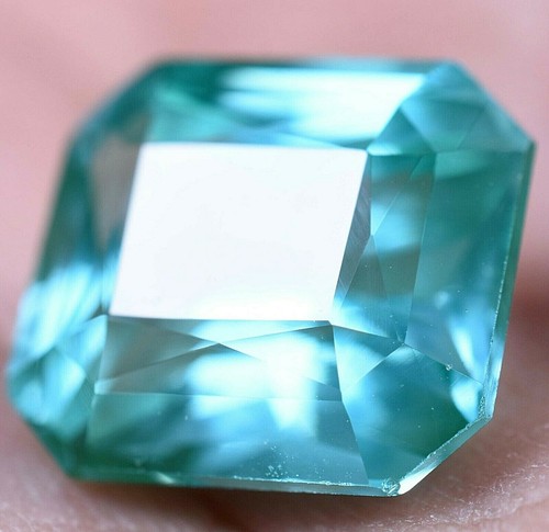 11,60 Karat natürlicher Paraiba Turmalin AAA grünlich neonblau kupferbehandelter Edelstein - Bild 2 von 12
