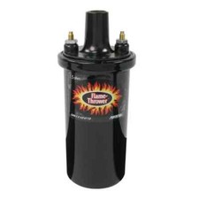Pertronix Ignition Coil 40111 Flame-thrower Black 40000v Round 1.5 Ohms Epoxy