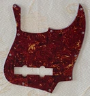 For Fender Jazz Bass Guitar 5 String JB Style Guitar pickguard,Red Tortoise
