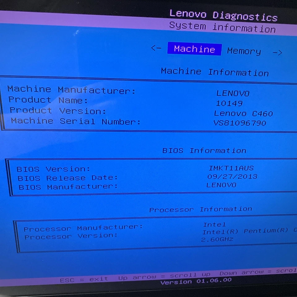 Lenovo C460 AIO-FOAD 21.5" Intel Pentium G3220T 2.60GHz 4GB No HDD No OS No AC - Image 2 of 4