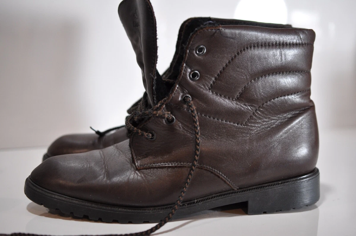 Vintage Blondo Womens brown leather boots size 10 B made in Canada
