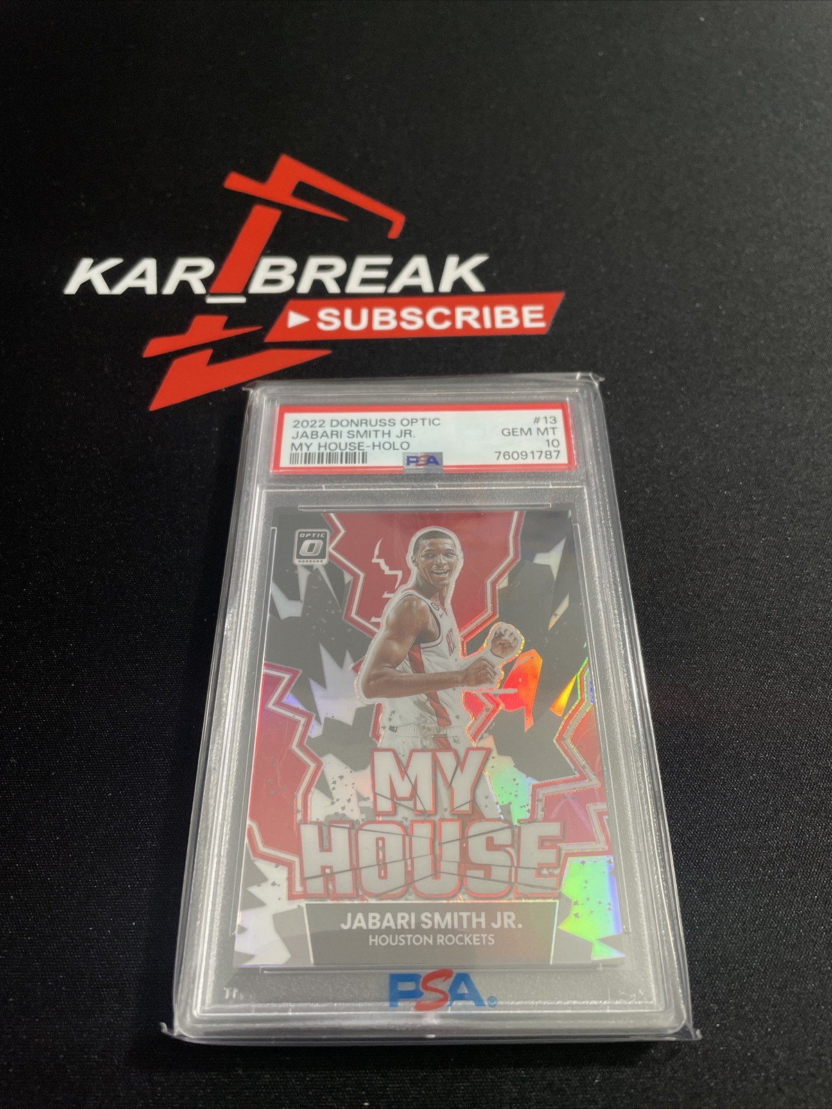 Jabari Smith Jr. #13 2022 Panini Chronicles Draft Picks Basketball Contenders Optic College Ticket