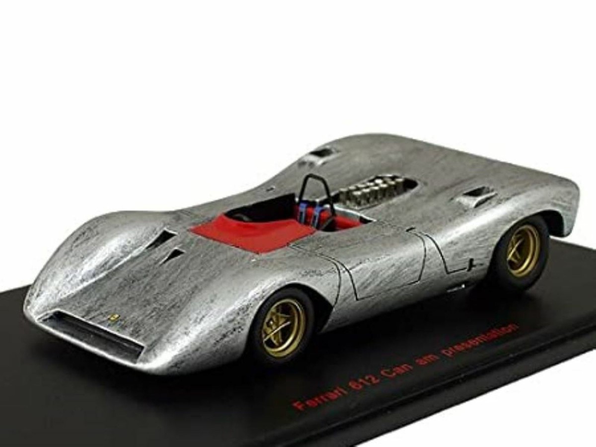 WOW EXTREMELY RARE Ferrari 612 CanAm 1968 Aluminium RL190 1:43 Red