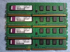 Kingston 4GB - 4 x 1GB 1Rx8 PC3-1600U DDR3-1333MHz Memory KTW149-ELD