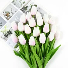 20pcs Artificial Tulip Flower Bouquet Wedding Decoration - DIY Home Garden Decor