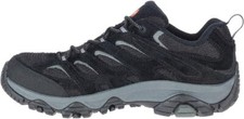 Image of Merrell Moab Mens Hiking Boots Shoes 6 - 15 Walking Trekking Black  Lace Up