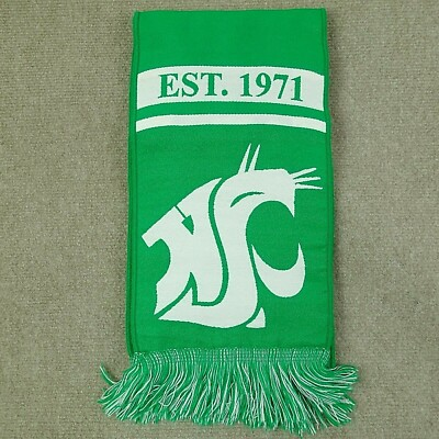 #ad North Star 1971 Cougars Green White Scarves $12.99