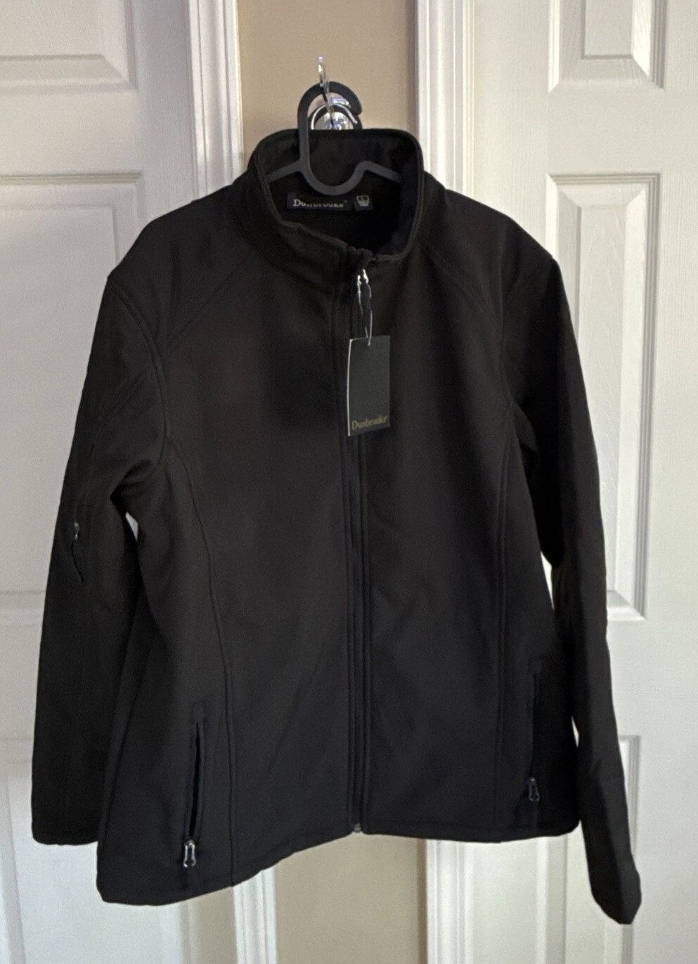 Dunbrooke Black Sonoma Softshell Jacket Wind/Water Resistant Black Size Large L