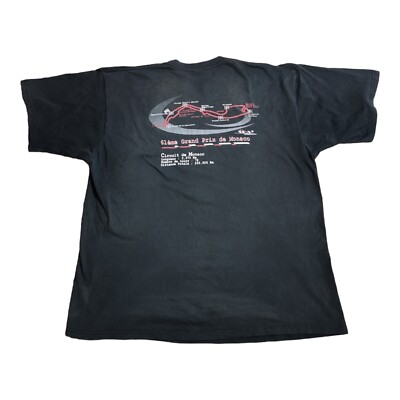T-shirt Officiel Grand Prix De Monaco - Noir - Taille XXL - Occasion