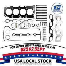 HS26232PT MLS Head Gasket Set & Bolts Fit for Toyota Scion Camry Highlander 2.4L