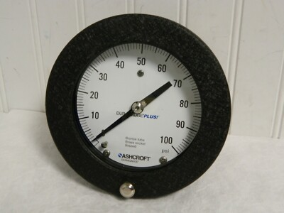 #ad Ashcroft Pressure Gauge 4 1 2quot; Dial 0 to 100 93110XLL $151.25