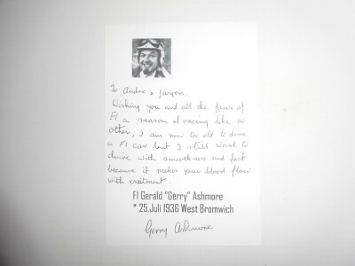 original Gerald Ahsmore -  Formel 1