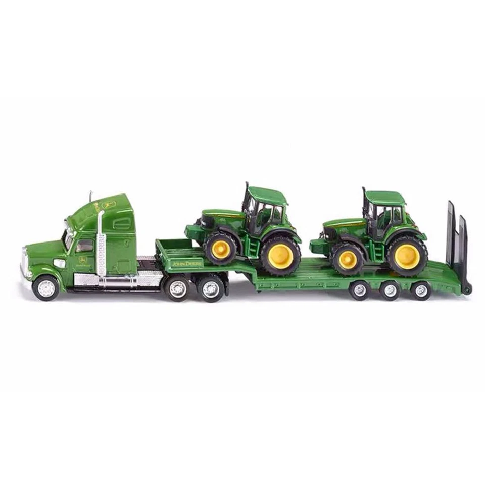1:87 Siku Low Loader John Deere Tractors New Holland Diecast Toys Models Gifts - Immagine 4 di 4