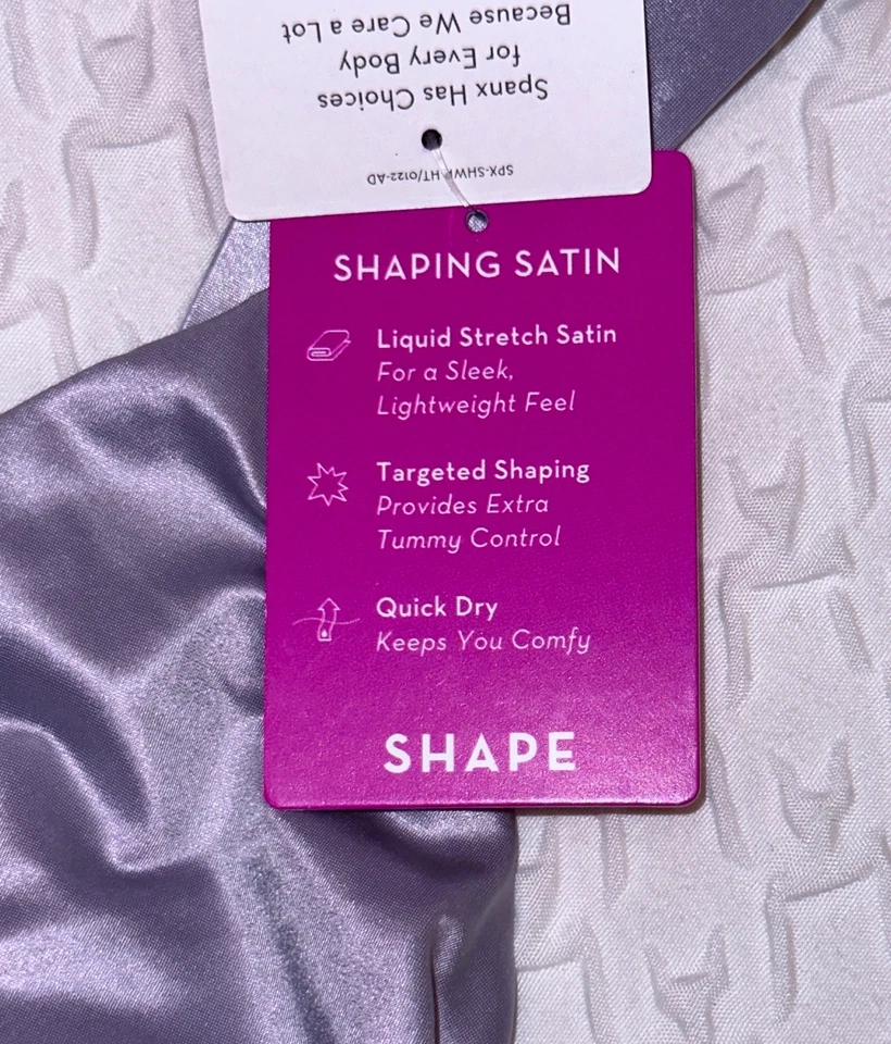 SPANX атласной формы Lt орхидеи фиолетовый стринги боди женщин XS XL плюс 1 X 2 X 3 X - Изображение 4 из 4