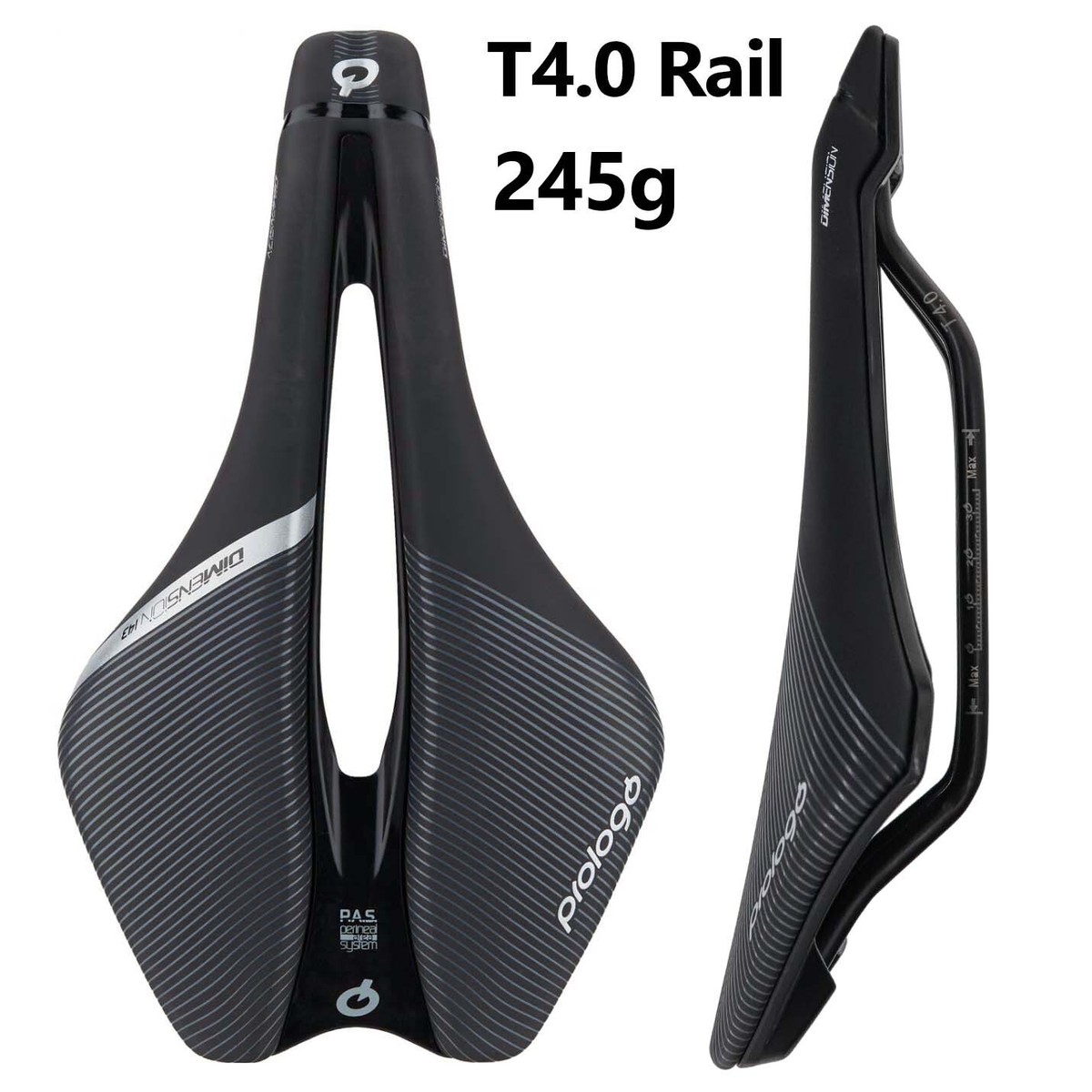 DIMENSION T4.0 143 Prologo Dimension 143 T4.0/Triox Rail Road Bike Saddle Short