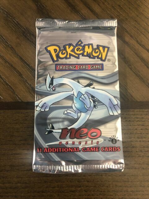 Wizards of the Coast Pokemon Neo Genesis 1st Edition Booster