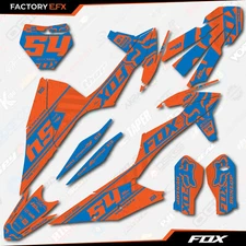 Orange Blue Split Racing Graphic Kit fit KTM 19-22 SX SXF XC XCF 125 150 250 450