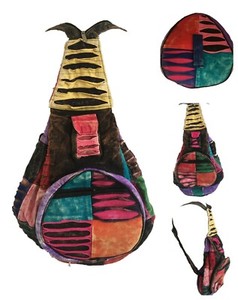 colourful backpack