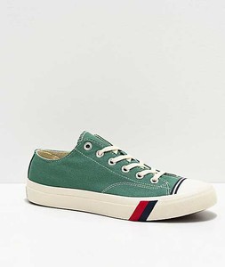 dark green canvas shoes