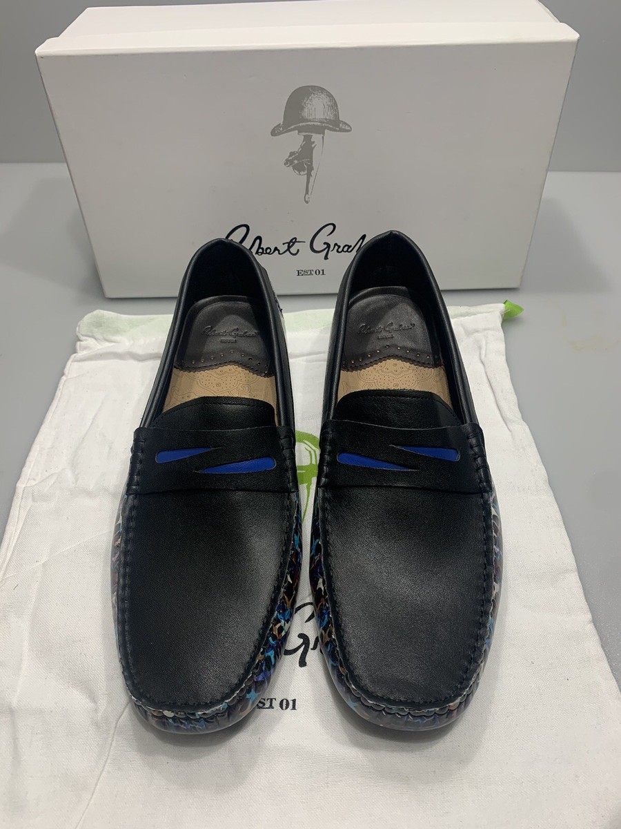 Robert Graham Sunbury Driving Shoe 11 Blk/Multi | eBay display picture 3