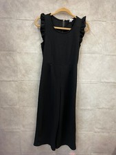 Caution To The Wind Women's Cocktail Stylish Dress Black Sleeveless