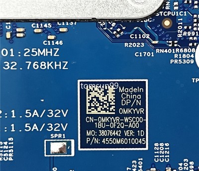 For Dell Latitude 5520 motherboard 213253-1 with I5 I7-11th Gen