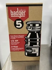 InSinkErator Badger 5 1/2HP Garbage Disposal - New In Box