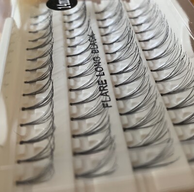 Einzelne falsche falsche Wimpern Corner Flare Cluster Lashes UK VERKÄUFER 