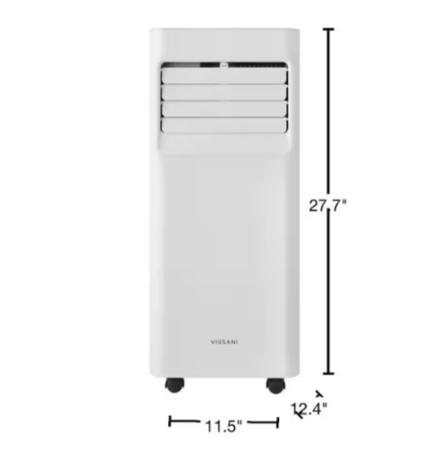 NEW! VISSANI Portable 15-Volt 3-in-1 A/C FOR 250 SQ FT Powered by