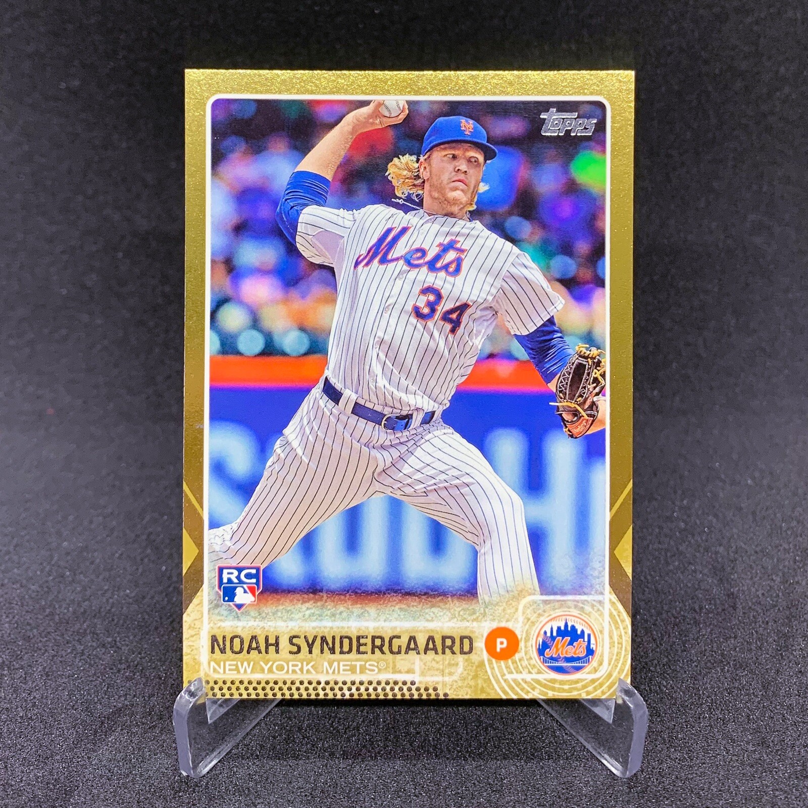 2015 Topps Update Noah Syndergaard Gold Parallel Rookie RC Mets Angels #US157 SP