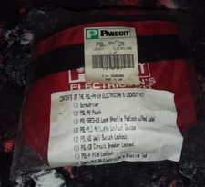 Panduit PSL-PK-EA Electrician Lockout Pouch, Red NEW eap KIT