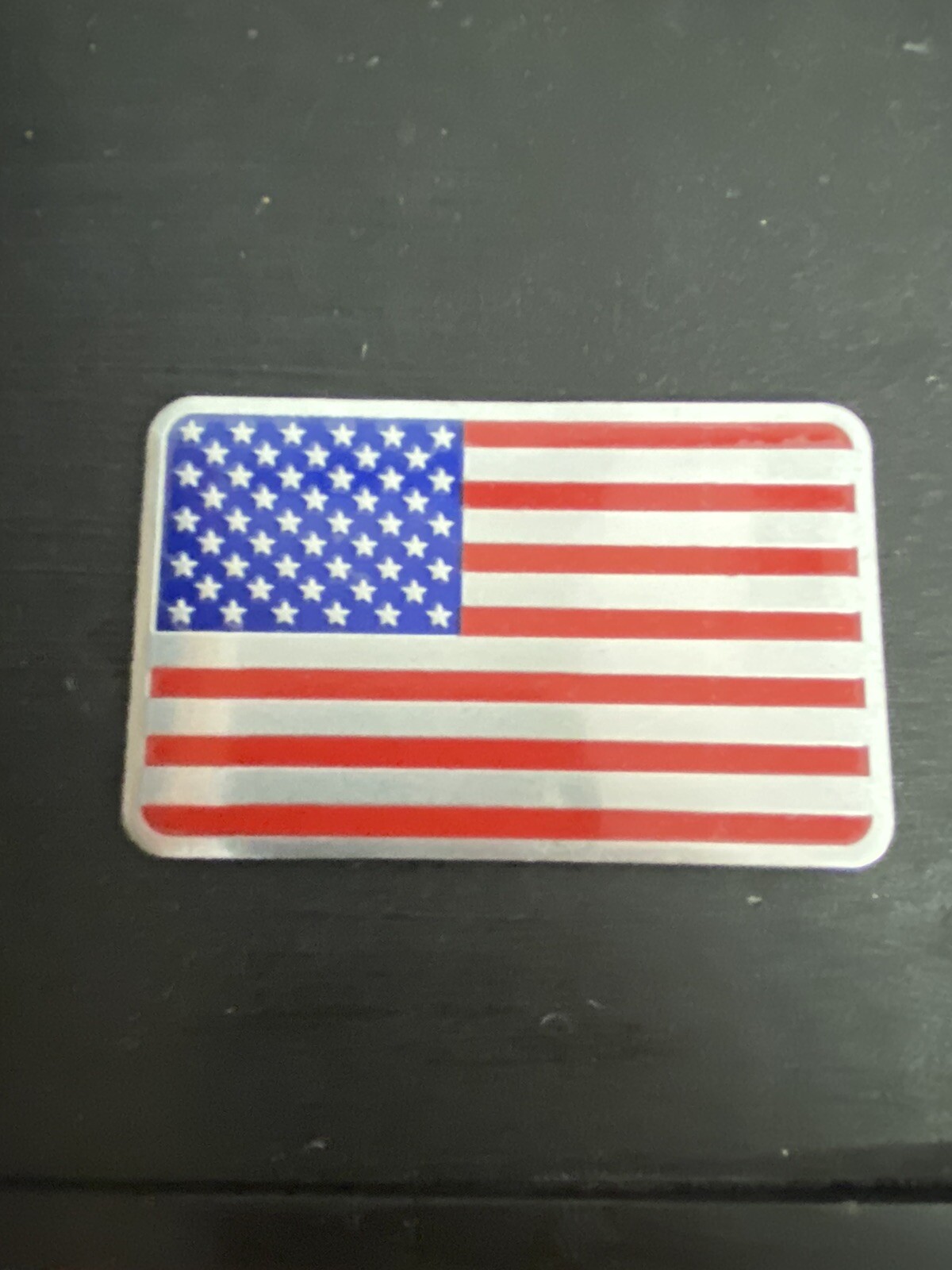 NEW Harley Davidson MOTORCYCLE EMBLEM Chrome USA FLAG  Metal Badge BMW INDIAN  