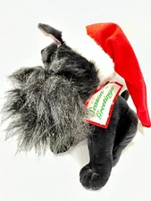 Vintage 1998 Stuffins Scottish Terrier Christmas Plush Puppy Dog Toy NEW w/ Tags
