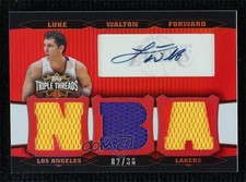 2006-07 Topps Triple Threads Relic Auto 2/36 Luke Walton #TTRA-97 Auto 3c7