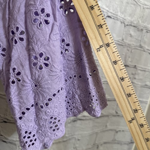 Passport Women’s Long Sleeve Pleated Eyelet Tunic Popover Top Size XL - Picture 10 of 11