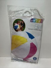 New Inflatable INTEX 24 Inches Multicolor Glossy Summer Pool Beach Ball 2016