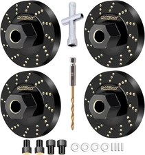 HobbyPark Brass Wheel Weights Spacers Extended Hex Hubs Offset for... 
