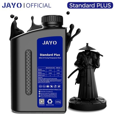 JAYO 1KG Standard PLUS Harz UV Resin 3D-Drucker Höhere Präzision Stärker Schwarz
