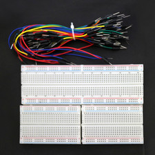 NEW Solderless Electronics 830/400 Breadboard  Jumper Wires Kit New
